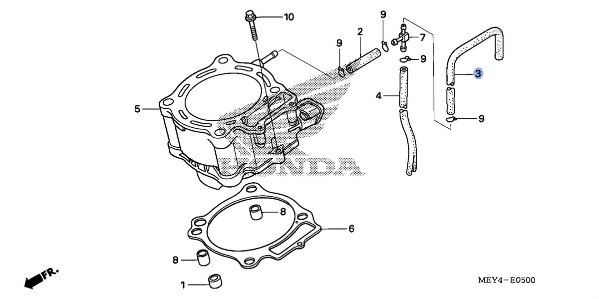 Honda OEM part 11107-MEY-670