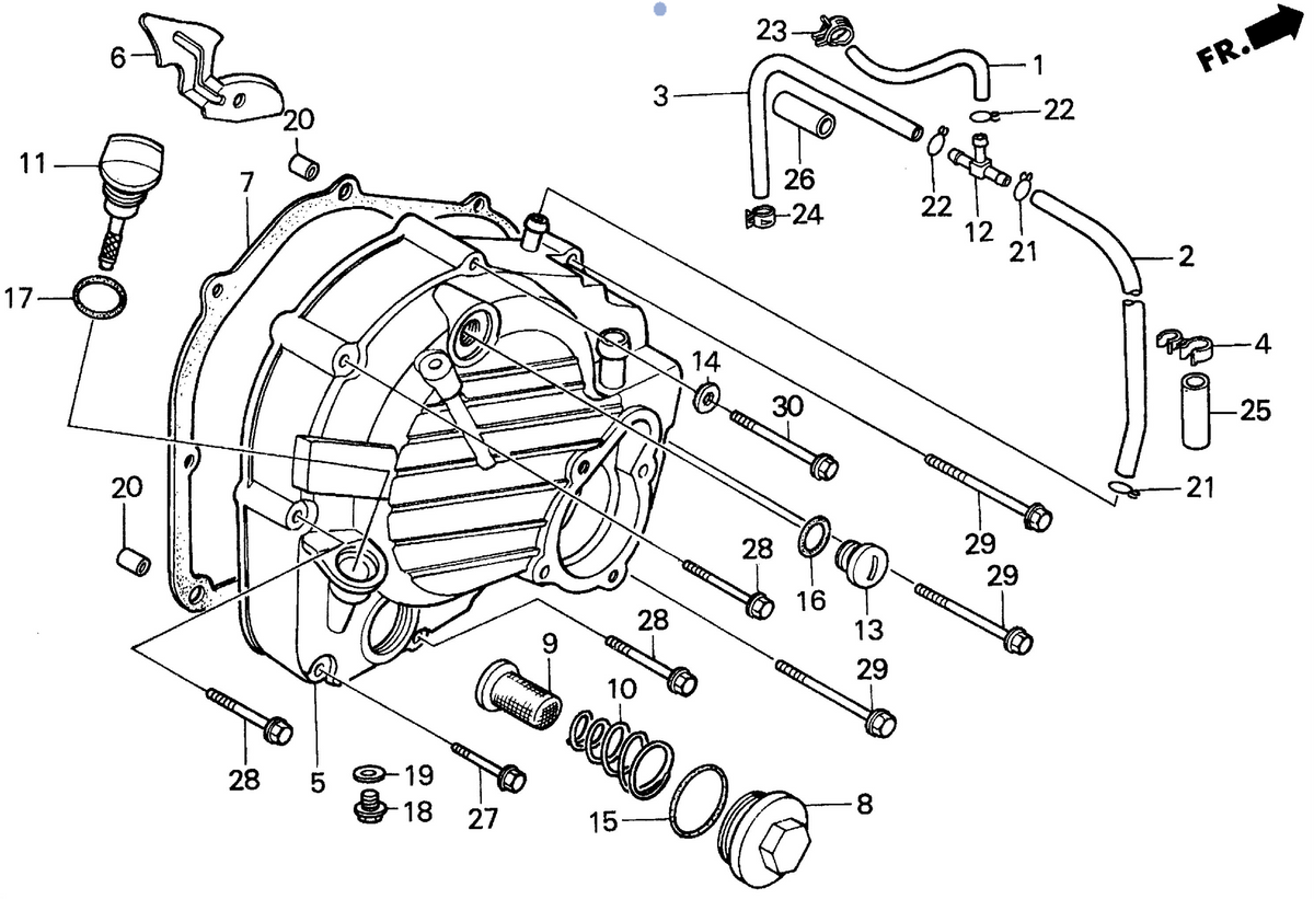 Honda OEM part 11109-KS4-000