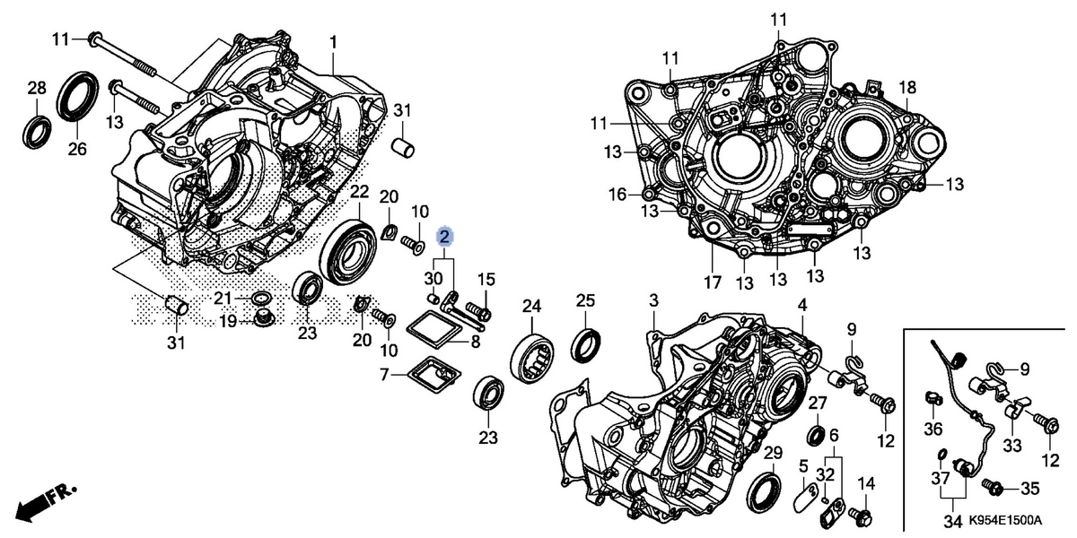 Honda OEM part 11110-K95-A40