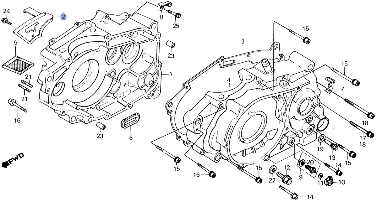 Honda OEM part 11110-KK0-770