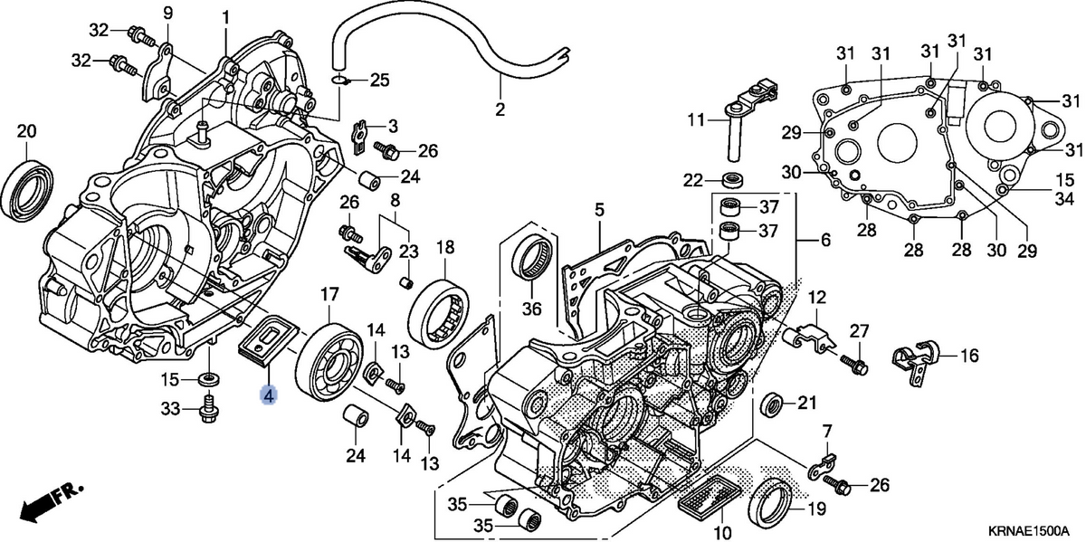 Honda OEM part 11110-MEN-A31