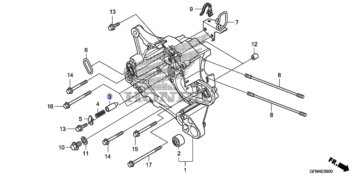 Honda OEM part 11115-GFM-900