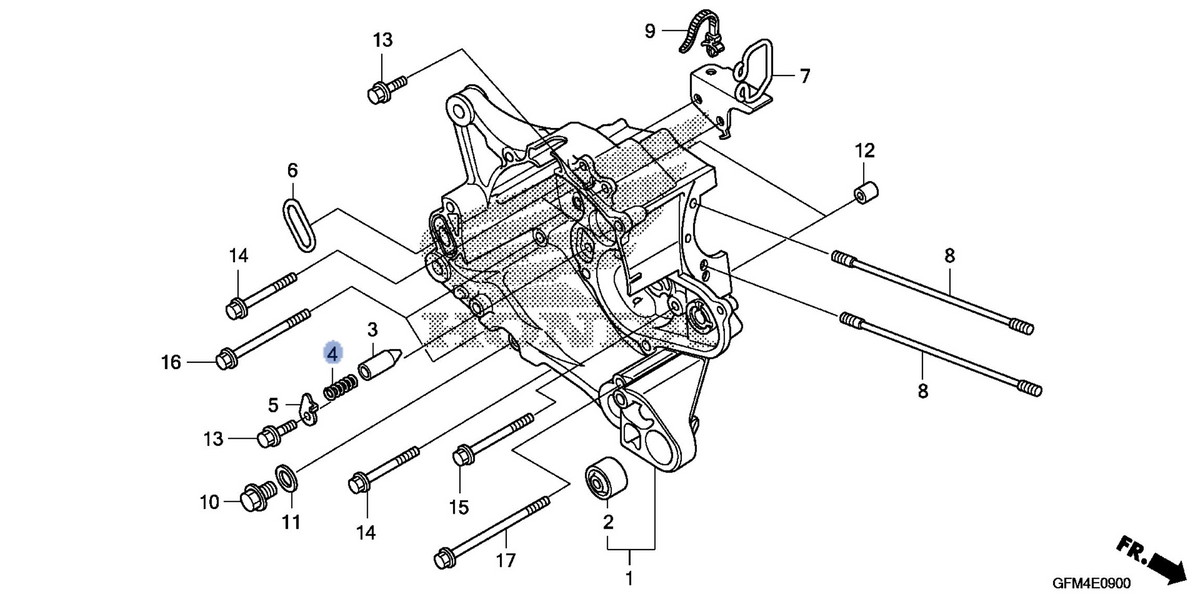 Honda OEM part 11116-GFM-900
