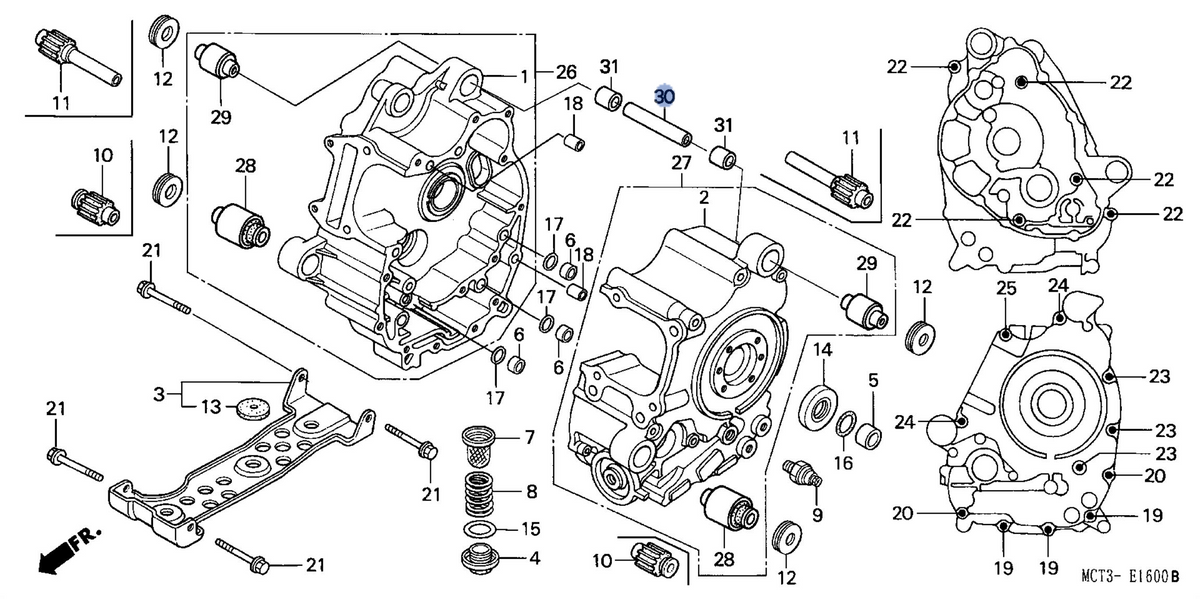 Honda OEM part 11124-MCT-940