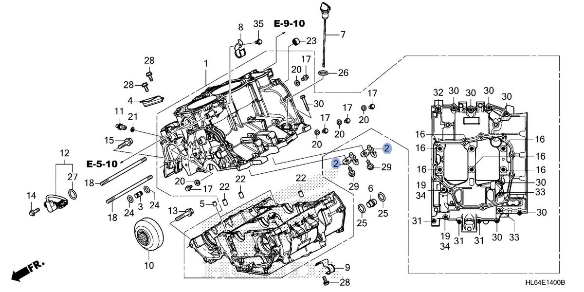 Honda OEM part 11140-HL6-A02