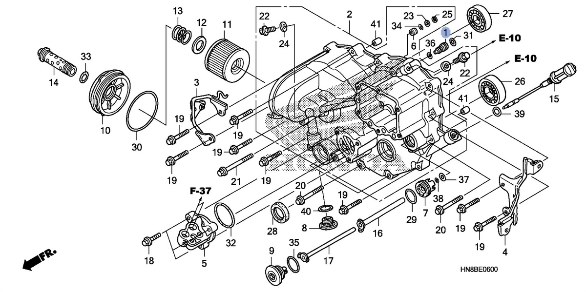 Honda OEM part 11140-HN8-000