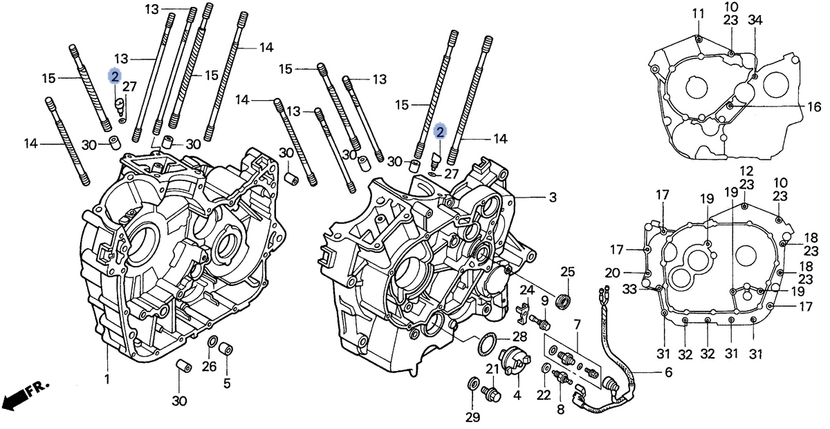 Honda OEM part 11140-MAA-A00