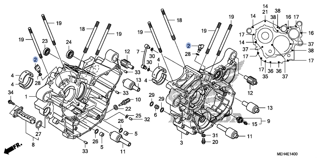 Honda OEM part 11140-MEW-920