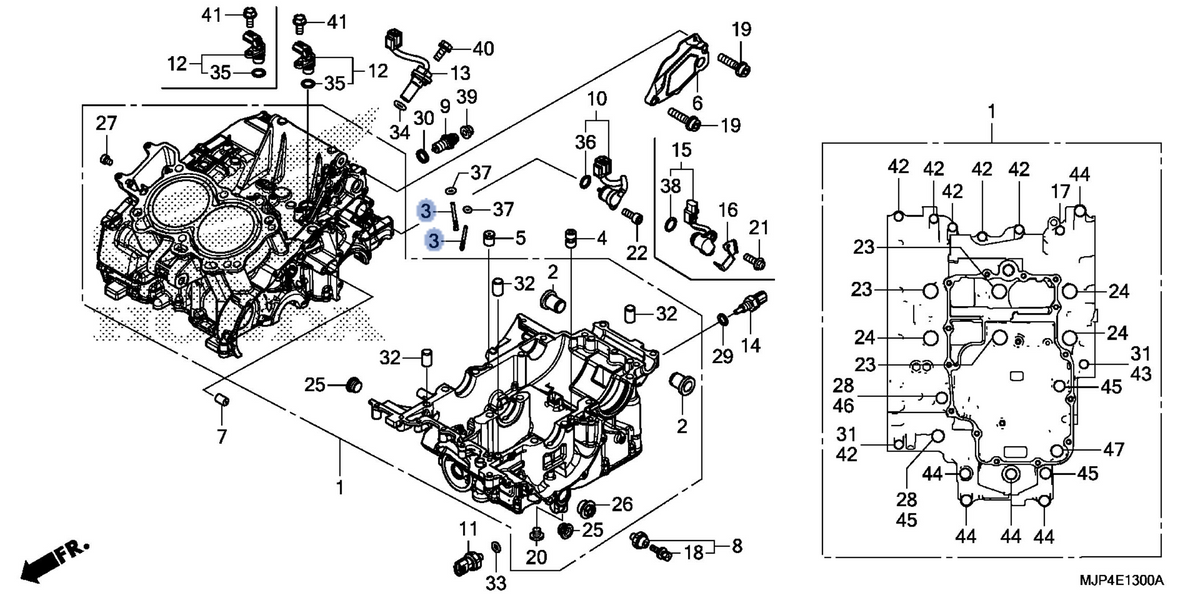 Honda OEM part 11140-MJP-G50