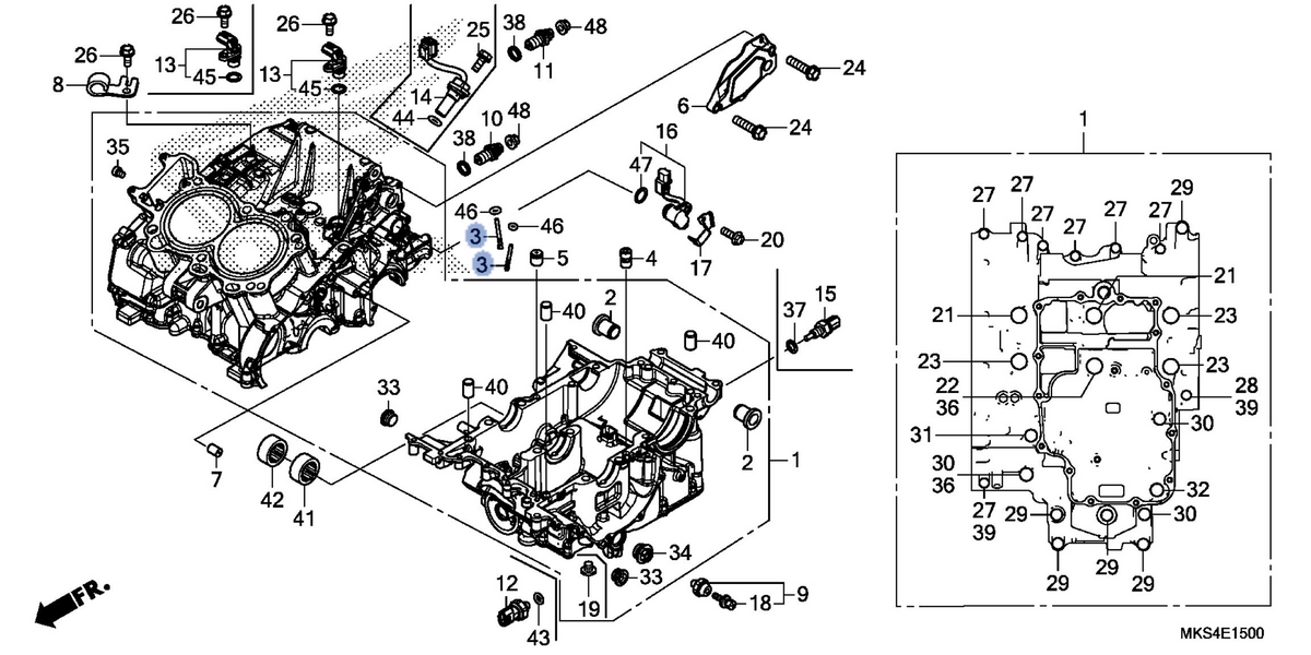 Honda OEM part 11140-MKS-E00