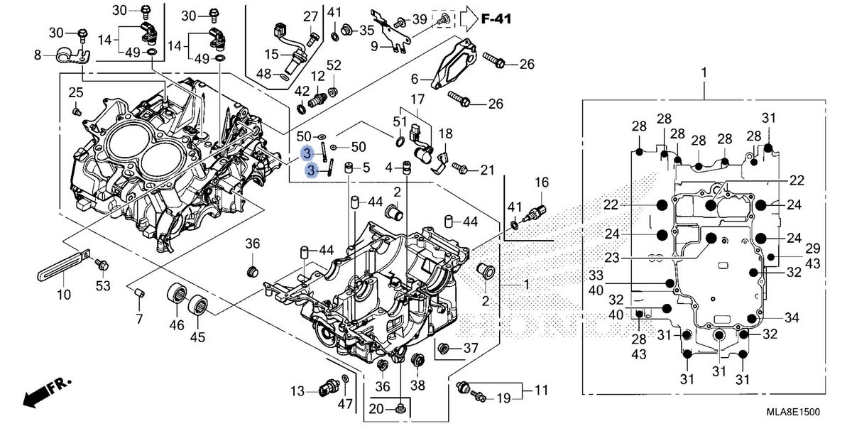 Honda OEM part 11140-MLN-E00