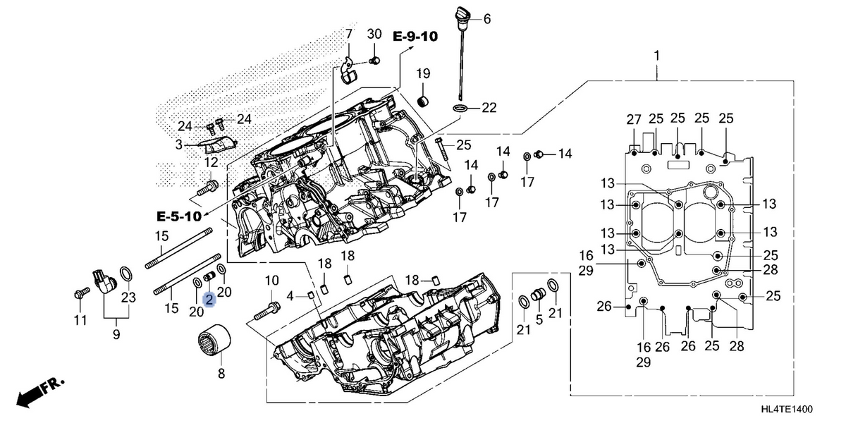 Honda OEM part 11145-HL4-B60