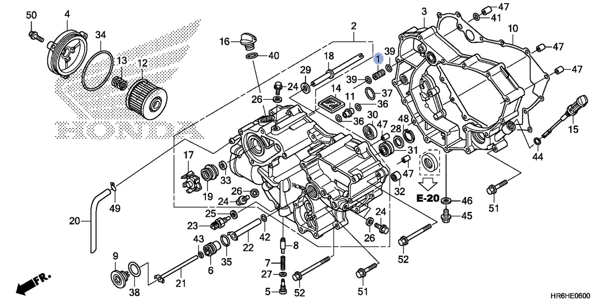 Honda OEM part 11145-HR6-A60