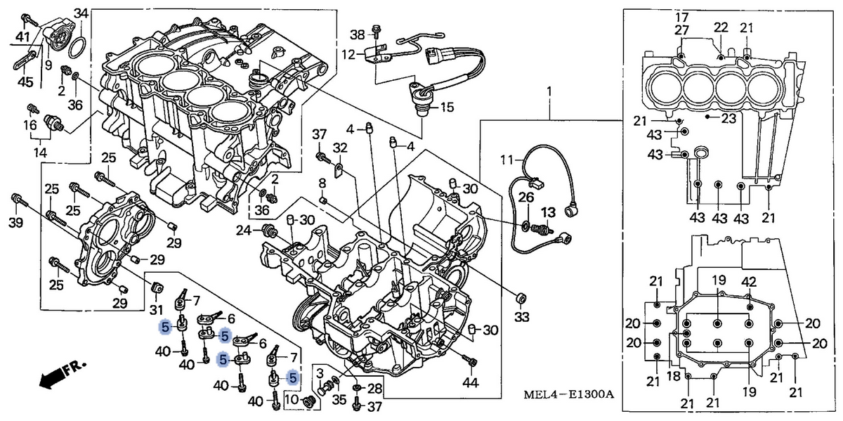 Honda OEM part 11145-MEL-000