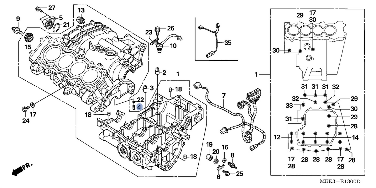 Honda OEM part 11146-MCJ-750