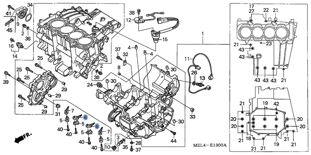 Honda OEM part 11146-MEL-000