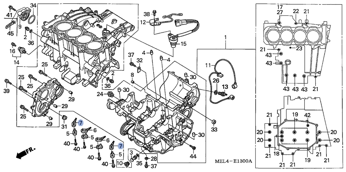 Honda OEM part 11147-MEL-000