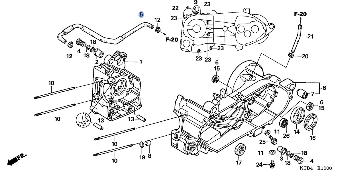 Honda OEM part 11150-KFG-000