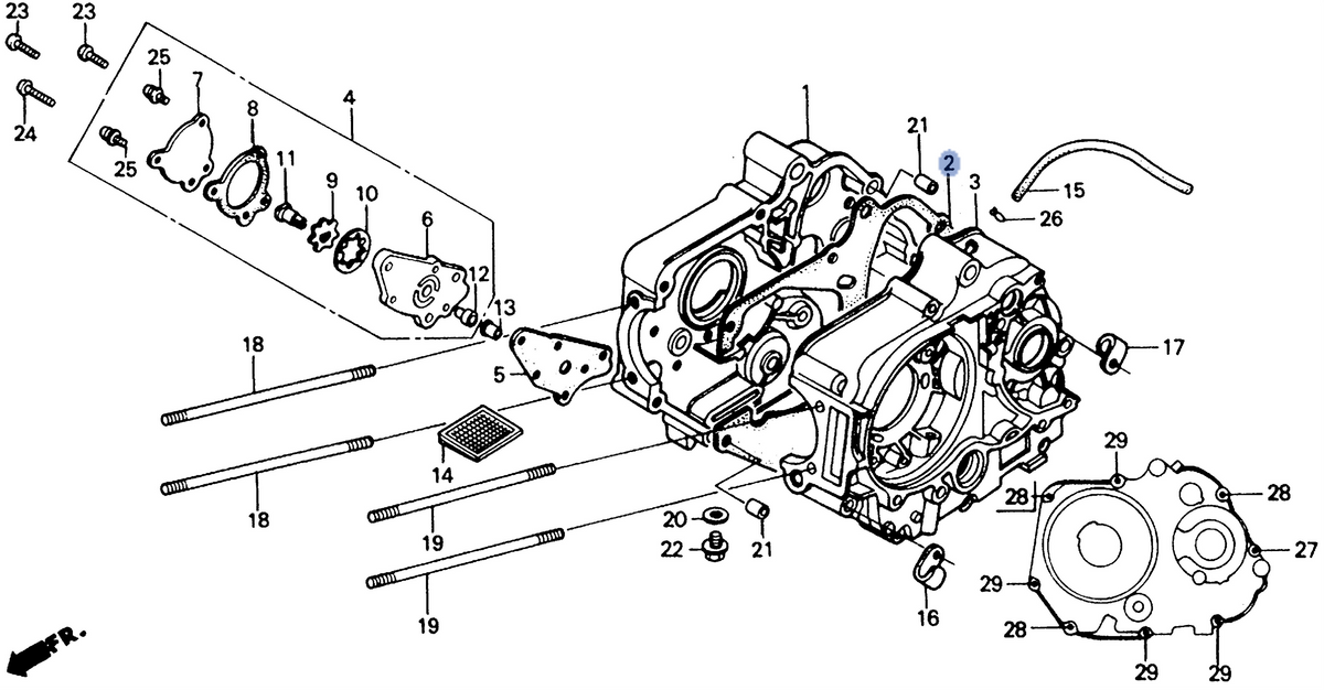 Honda OEM part 11191-GW8-682