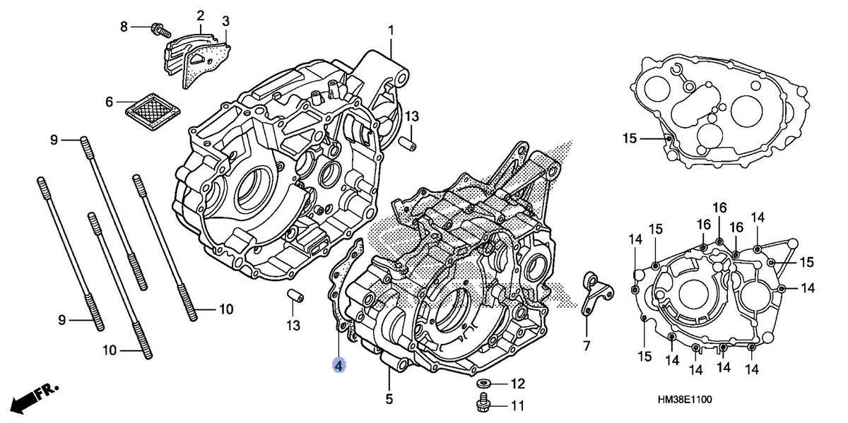 Honda OEM part 11191-HM3-670