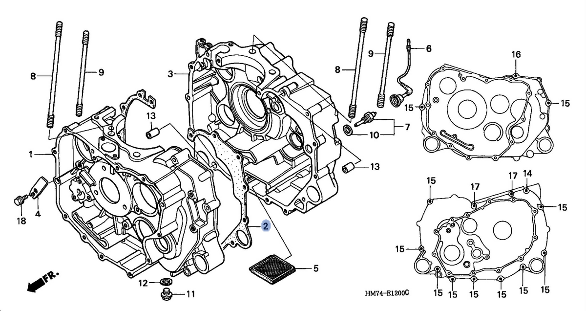 Honda OEM part 11191-HM7-000