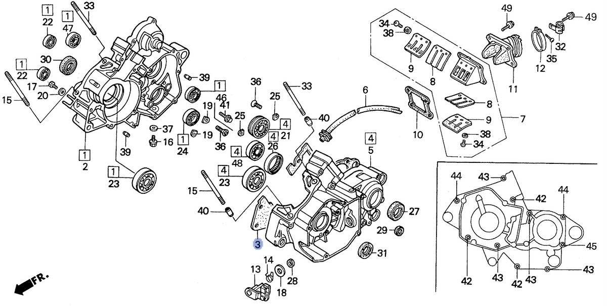 Honda OEM part 11191-KZ4-860