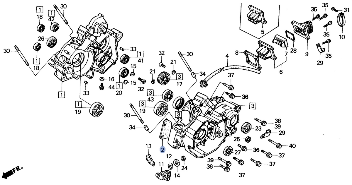 Honda OEM part 11191-KZ4-890