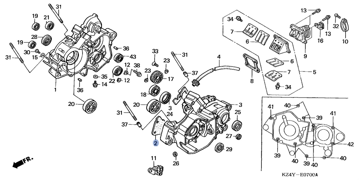 Honda OEM part 11191-KZ4-L10