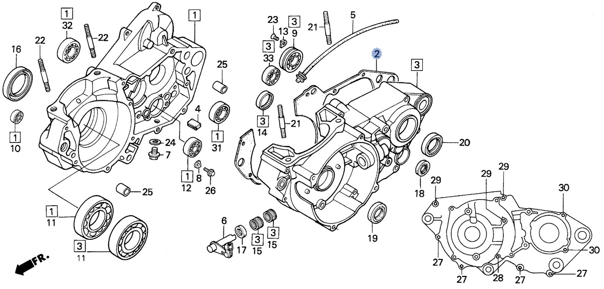 Honda OEM part 11191-MAC-680