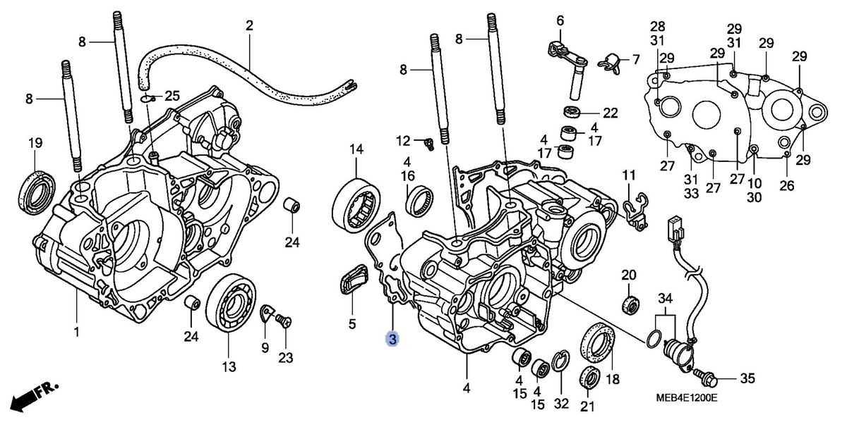 Honda OEM part 11191-MEN-730