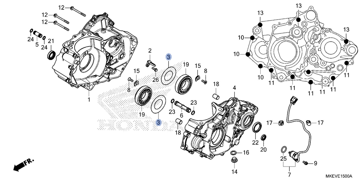Honda OEM part 11192-MKE-B50