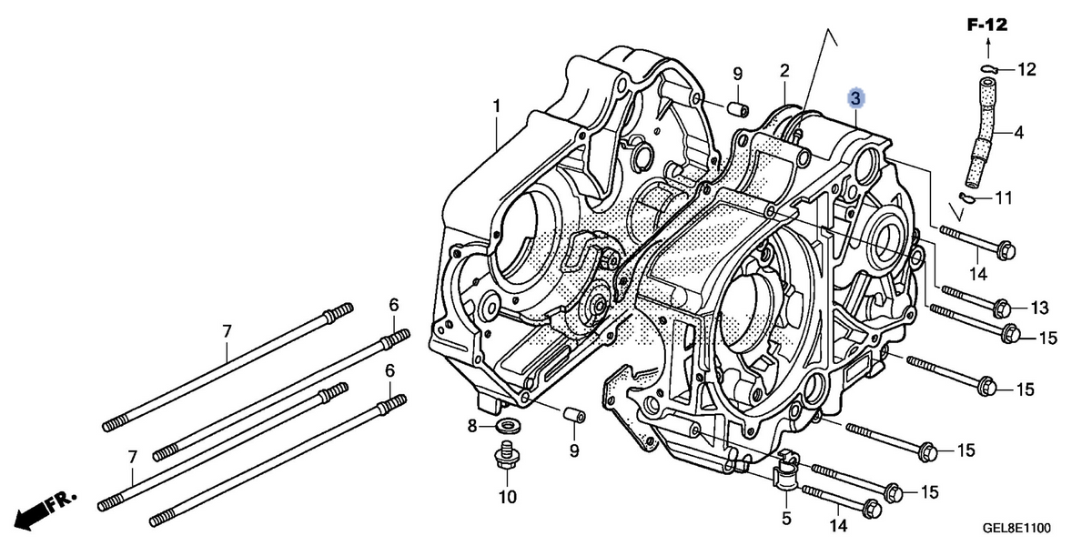 Honda OEM part 11200-GEL-A80
