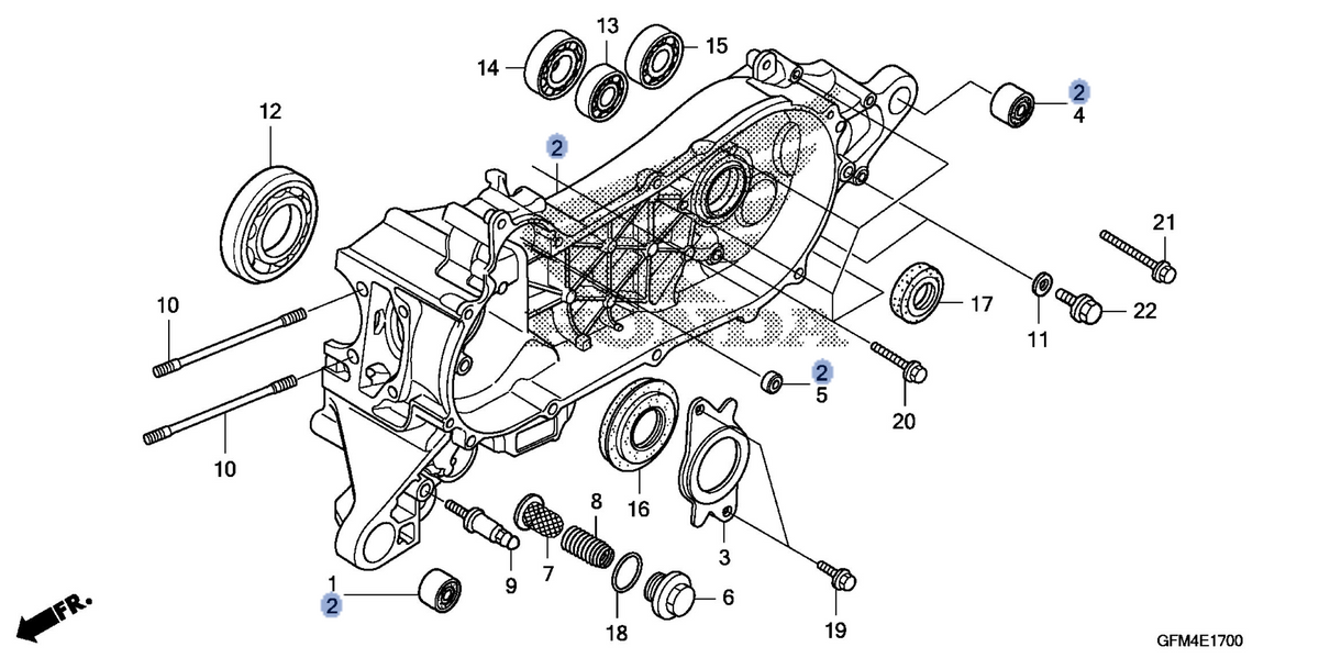 Honda OEM part 11200-GFM-B20