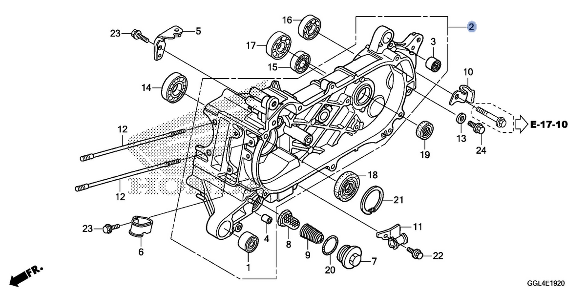 Honda OEM part 11200-GGL-J00