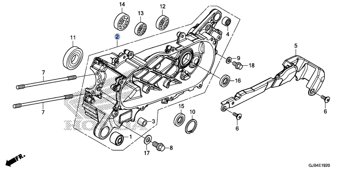 Honda OEM part 11200-GGZ-J01