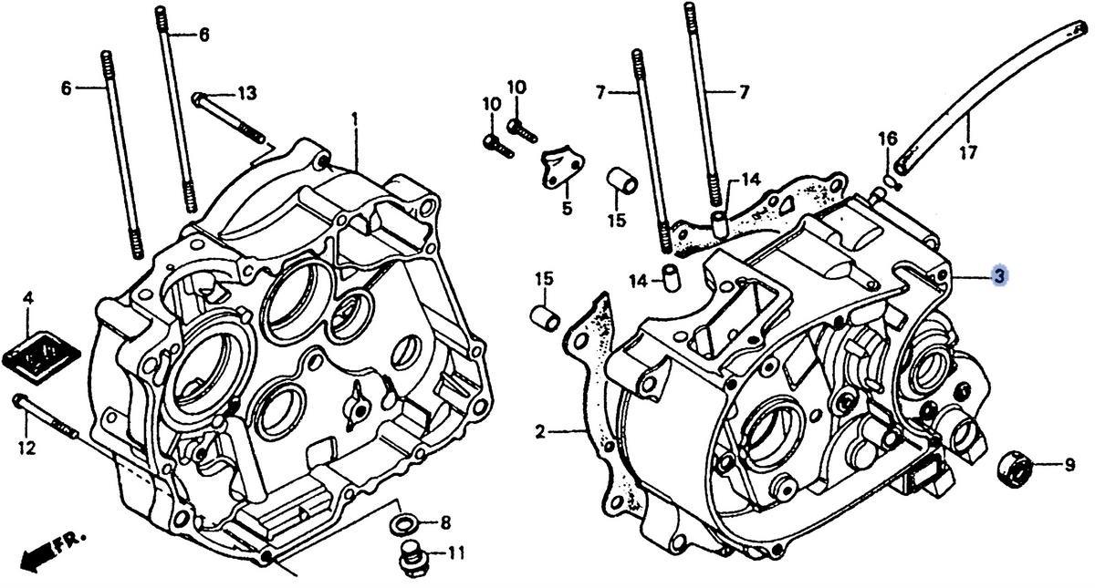Honda OEM part 11200-GN1-760