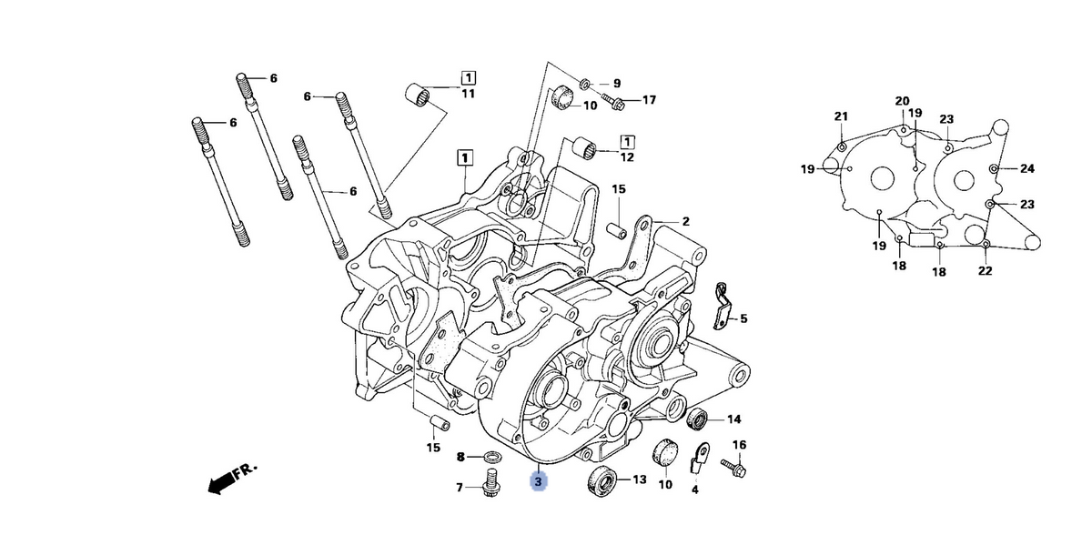 Honda OEM part 11200-GW6-721