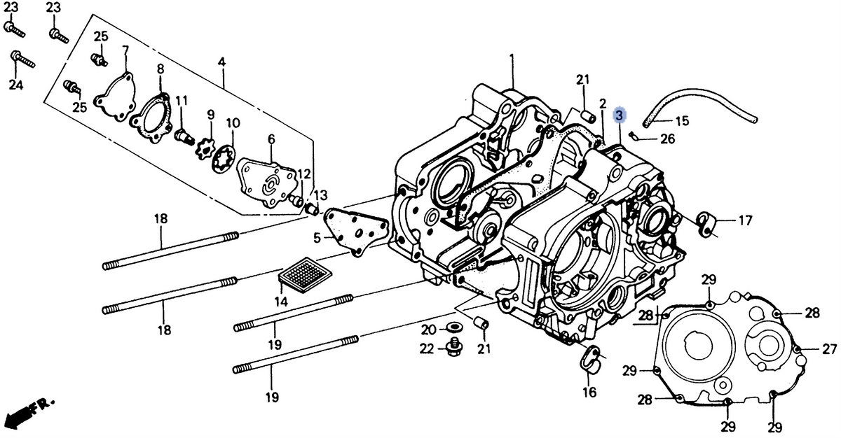 Honda OEM part 11200-GW8-670