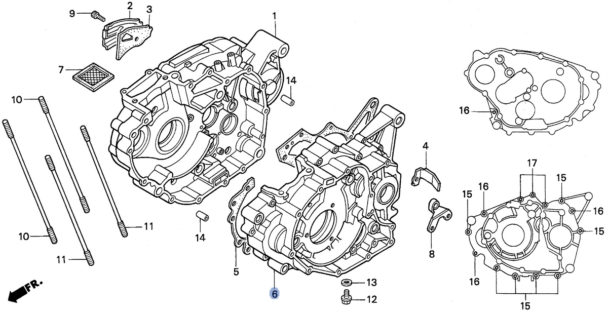 Honda OEM part 11200-HM3-670