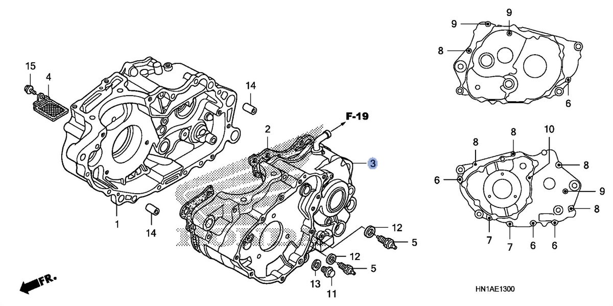 Honda OEM part 11200-HN1-A70