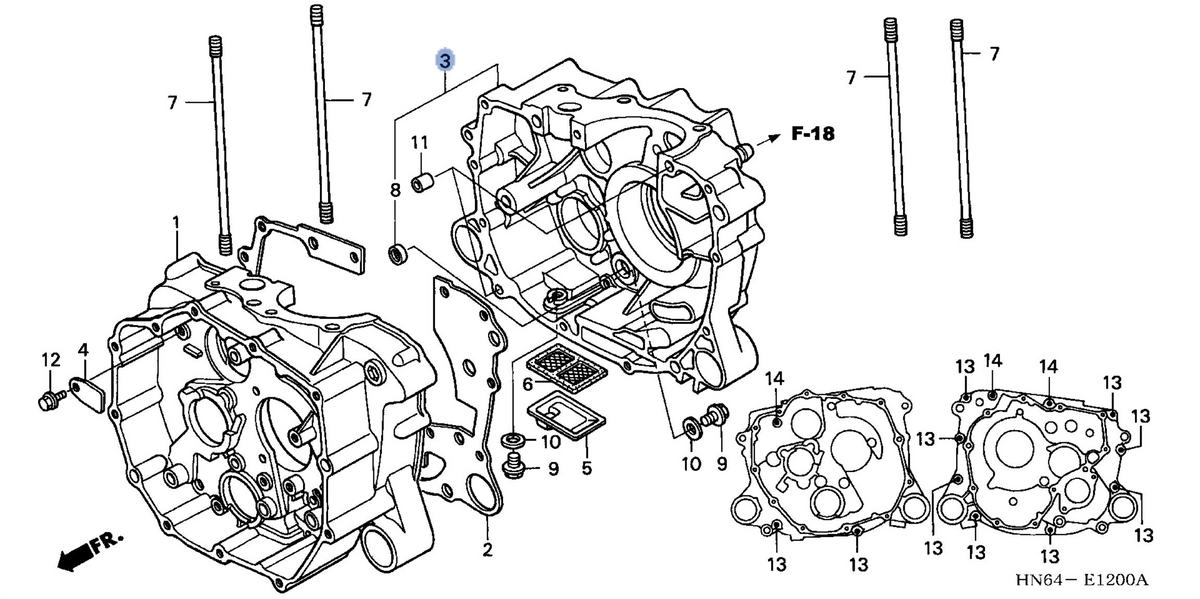 Honda OEM part 11200-HN6-000