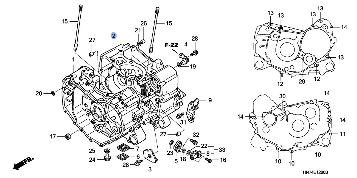 Honda OEM part 11200-HN7-000