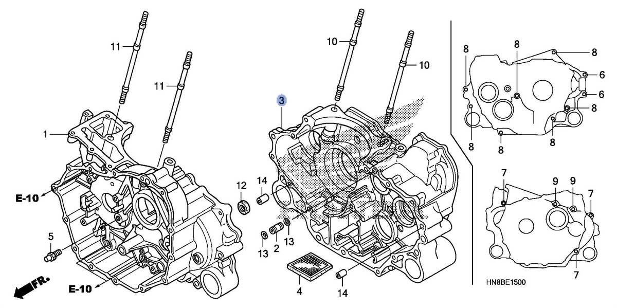 Honda OEM part 11200-HN8-020