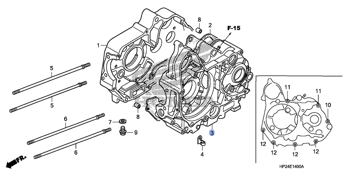 Honda OEM part 11200-HP2-671