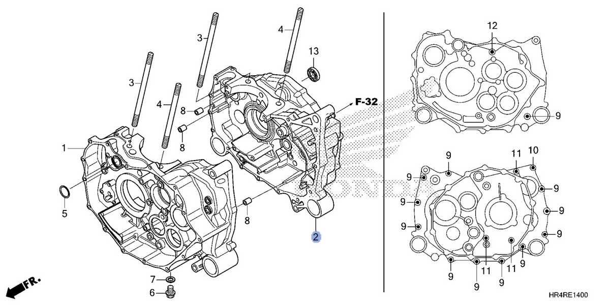 Honda OEM part 11200-HR5-A70