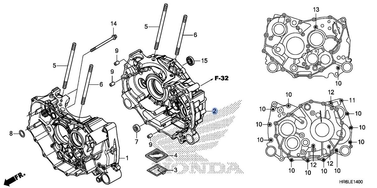 Honda OEM part 11200-HR6-B00