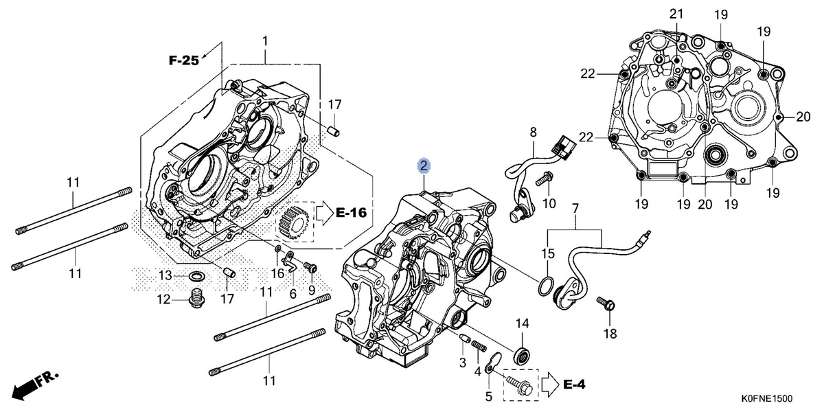 Honda OEM part 11200-K0F-T60