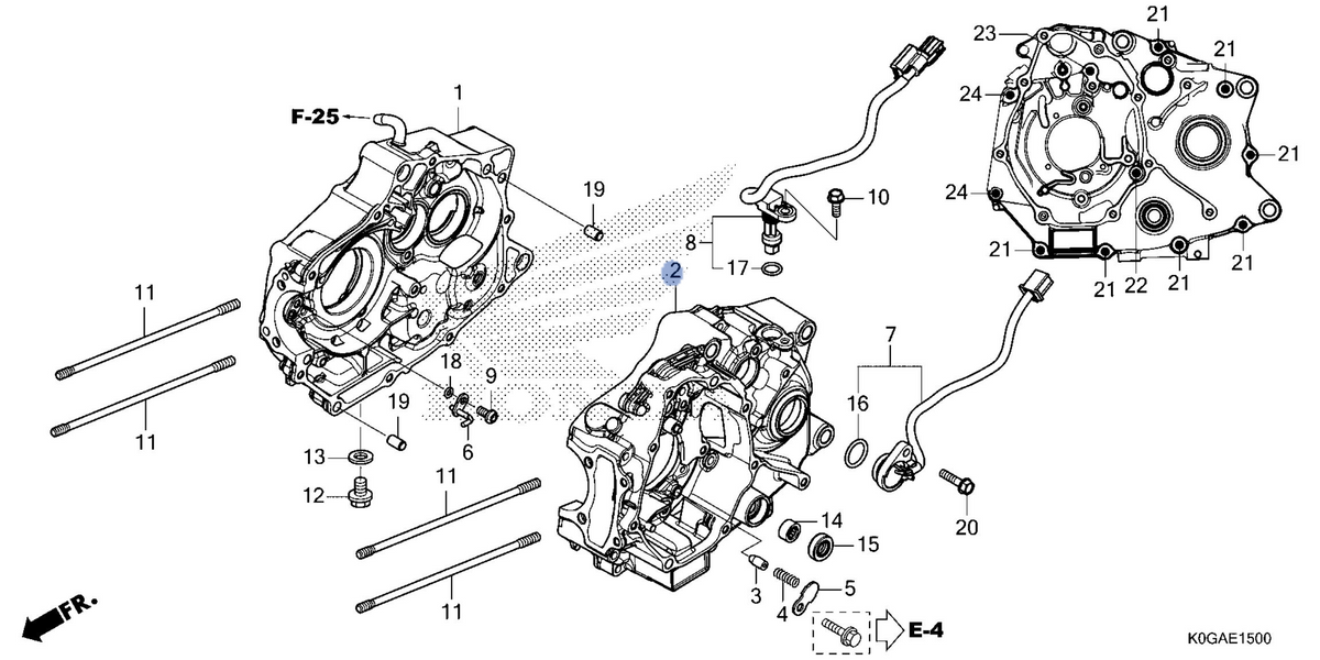 Honda OEM part 11200-K0G-T20