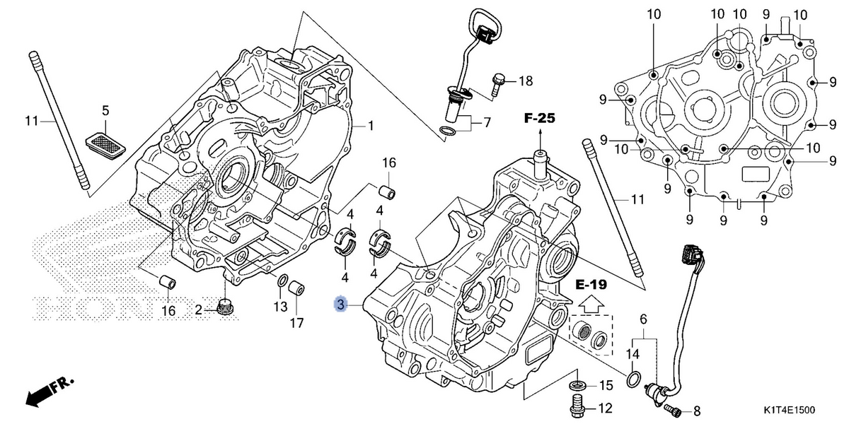 Honda OEM part 11200-K1T-E10
