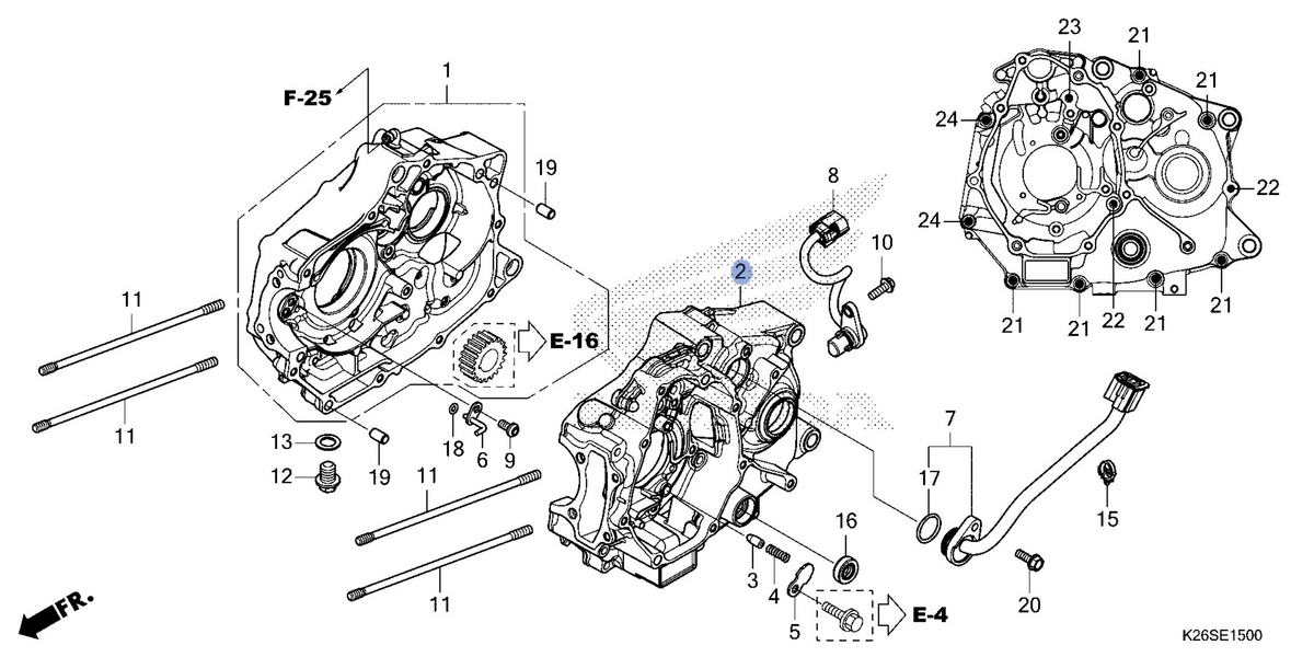 Honda OEM part 11200-K26-G00